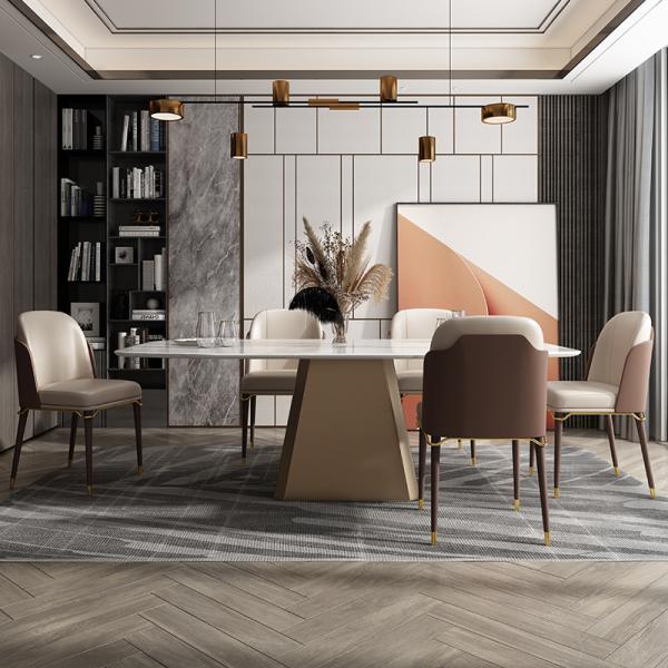 Стул ротанга нордический обедая кожа высоты места 19 дюймов минималистская на открытом воздухе обедая установленная