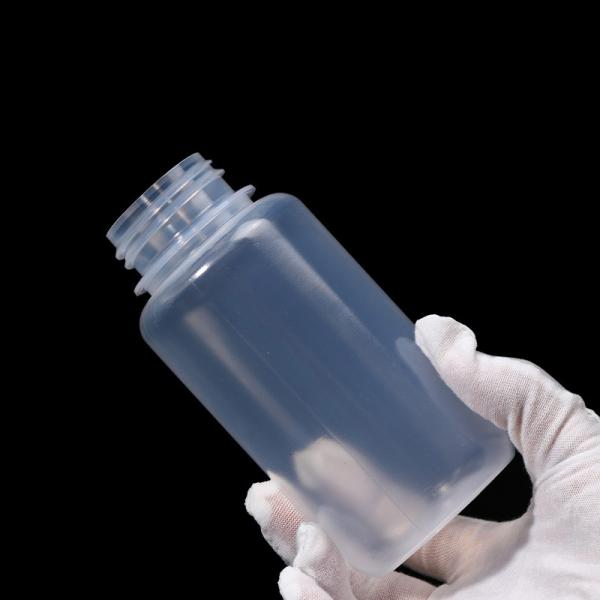 ISO9001 Certificado Botão redondo de Shampoo de plástico PP para reagentes de laboratório 250 ml