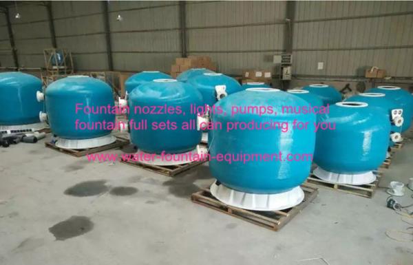 Diameter 1600 Commercial Fibreglass Swimming Pool Sand Filters Pools Filtration With Oil Guage Plate