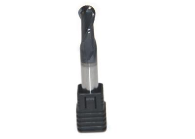 Material preto do carboneto de tungstênio do cortador do moinho de extremidade da bola da cor para de aço inoxidável