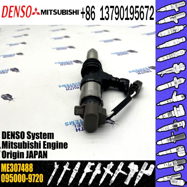 Genuine new engine diesel common rail injector assy 095000-9720 095000-9722 ME307488 for Mitsubishi 6M60