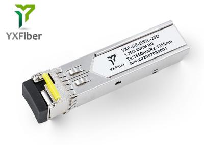 Module optique bidirectionnel de l'émetteur-récepteur 20KM BIDI 1.25G SFP