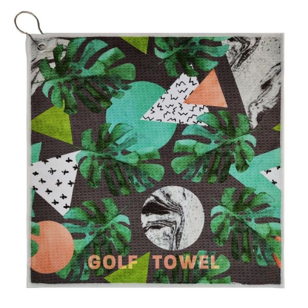 Stain Resistant Golf Towel Comfortable With Individual Packaging Size