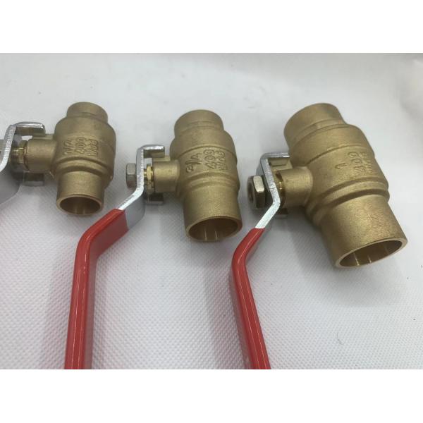 Женщина шарикового клапана 400wog прочного пути дюйма 1/2 полного латунная продела нитку