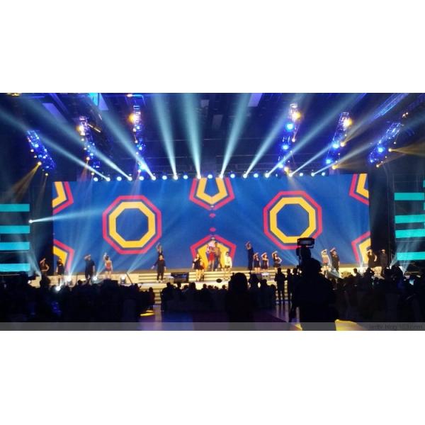 Die Cast Cabinet Outdoor Rental LED Display , Curved LED Video Screen P3.91 P4.81 P6.25