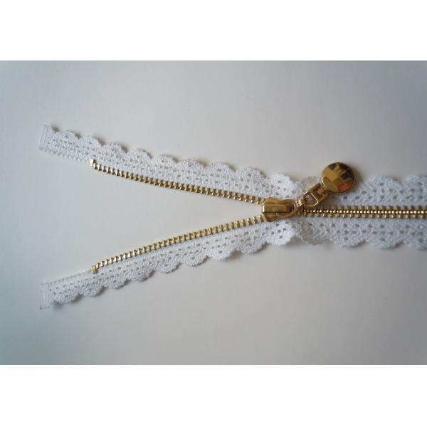 Beautiful Lace Nylon Zippers Invisible Zipper For Readymade Garments Wholesale Market