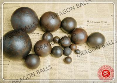 Air Hammer Forged Grinding Balls , 50mm Forging Steel Balls For Ball Mill