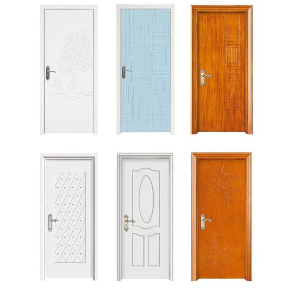 Porta exterior impermeável WPC para quarto Termites prova de isolamento térmico