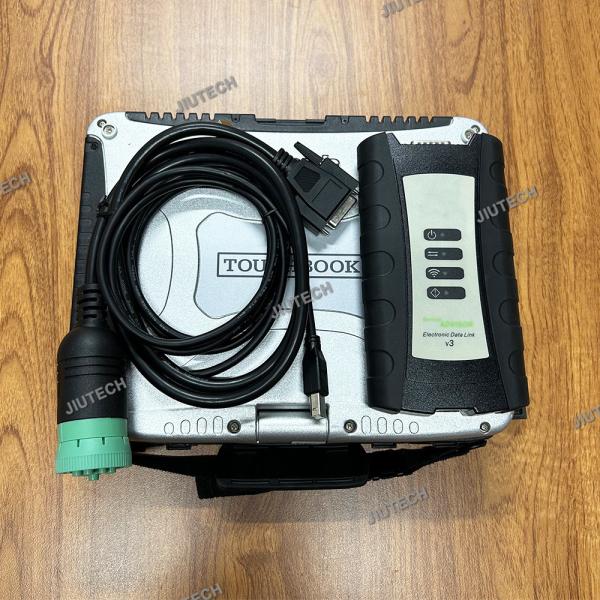 V5.3 Agriculture Construction Electronic Data Link EDL V3 Diagnostic kit Service Advisor EDL V3 scanner tool+CF19 Laptop