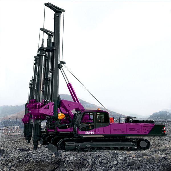 110kw Diesel Rotary Borehole Drilling Machinery Construction Work Foundation Drilling Rig