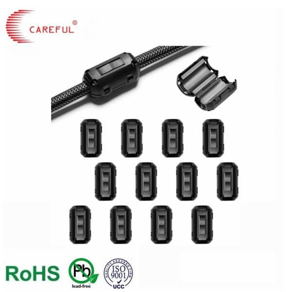 High Frequency Ferrite Split Core F9 SCRC 130B Rohs ISO9001 For Usb Cable