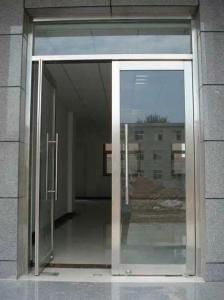Soundproof Kitchen Swing Glass Door Weather Resistant Aluminium Swing Door