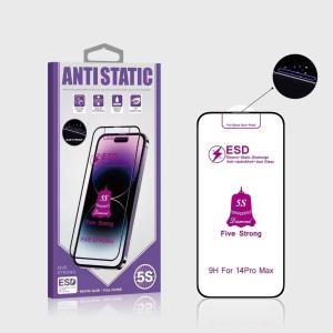Protector de tela antiestático anti-manchas ESD 0.4mm Para iPhone 14 Pro Max