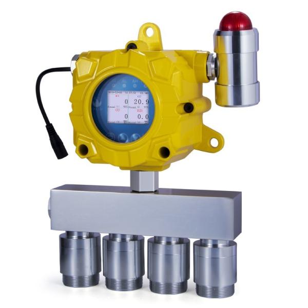 Multi 4 In1 EX O2 CO H2S Fixed Gas Detector