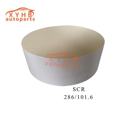 Elemento de filtro catalítico de três vias SCR de portador cerâmico Euro 1-5 Modelo: 286*101.6