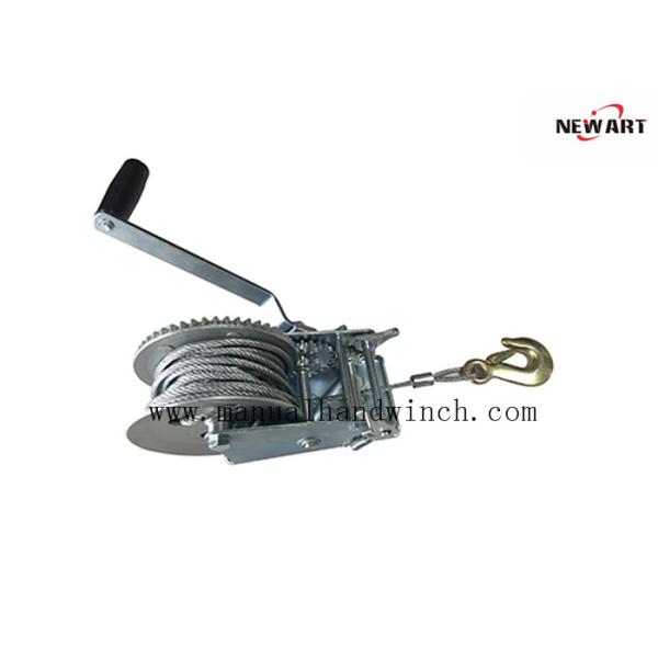 treuil résistant de la main 2500lbs, treuil d'usage universel pour le levage/remorque de bateau