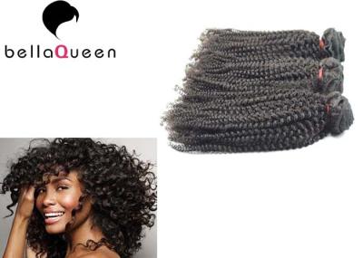 Extensão natural encaracolado perverso do cabelo humano do 1b do preto para mulheres negras