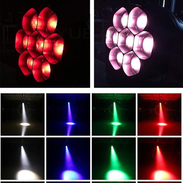 4IN1 フォーカス 移動 DMX512 ズーム オートパイロット 7pcs 40W RGBW ステージショーのための移動ヘッド