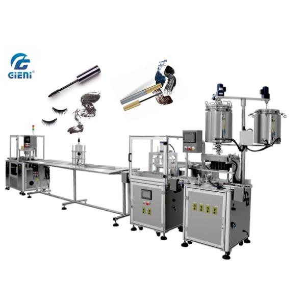 Electric Automated Filling Machine For Mascara / Lip Oil , 12 Pieces Each Time