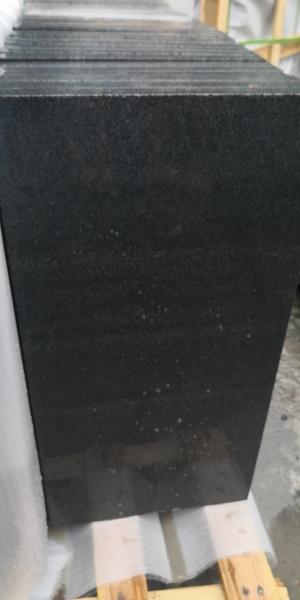 Chinese Sesame Black G654 Padang Dark Granite Flamed Interlock Tiles For Outdoor