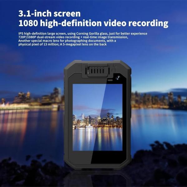 4G Wifi 3050mah Surveillance Body Worn Camera Night Vision law enforcement