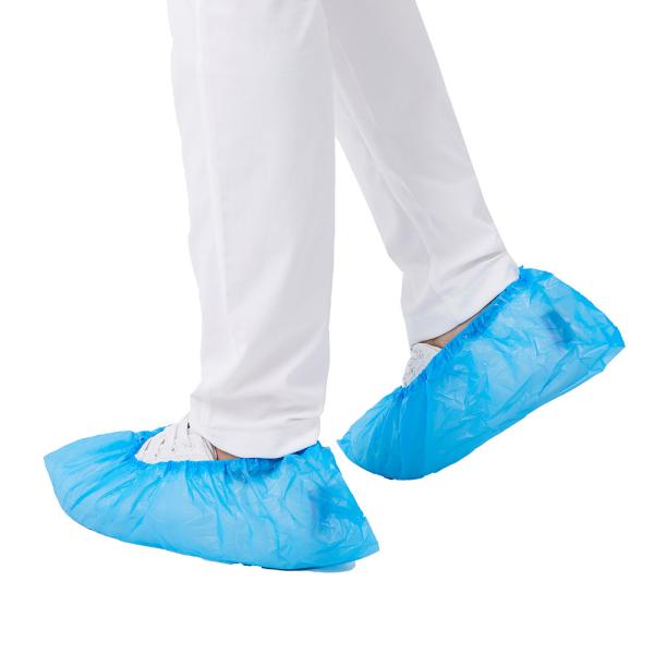 SC03 Disposable Shoe Covers Non Slip Blue Surgical Anti Static