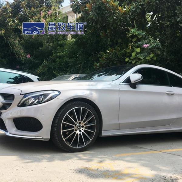 Practical Waterproof metallic matte grey wrap , Anti Scratch Adhesive Wrap For Cars