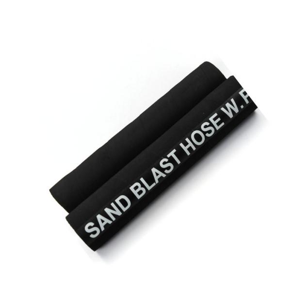 Natural Rubber Sand Blasting Hose Pipe High Tensile Textile Braided Reinforcement