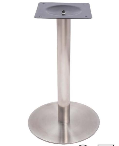 ISO9001 Metal Table Legs Round Modern Patio Table Base Dia 560mm Stainless Steel