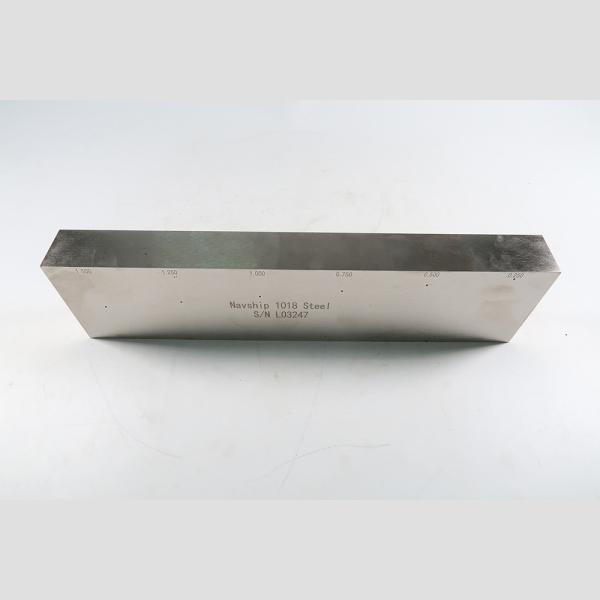1018 Steel Nickel Plating Calibration Block 6 Holes Type