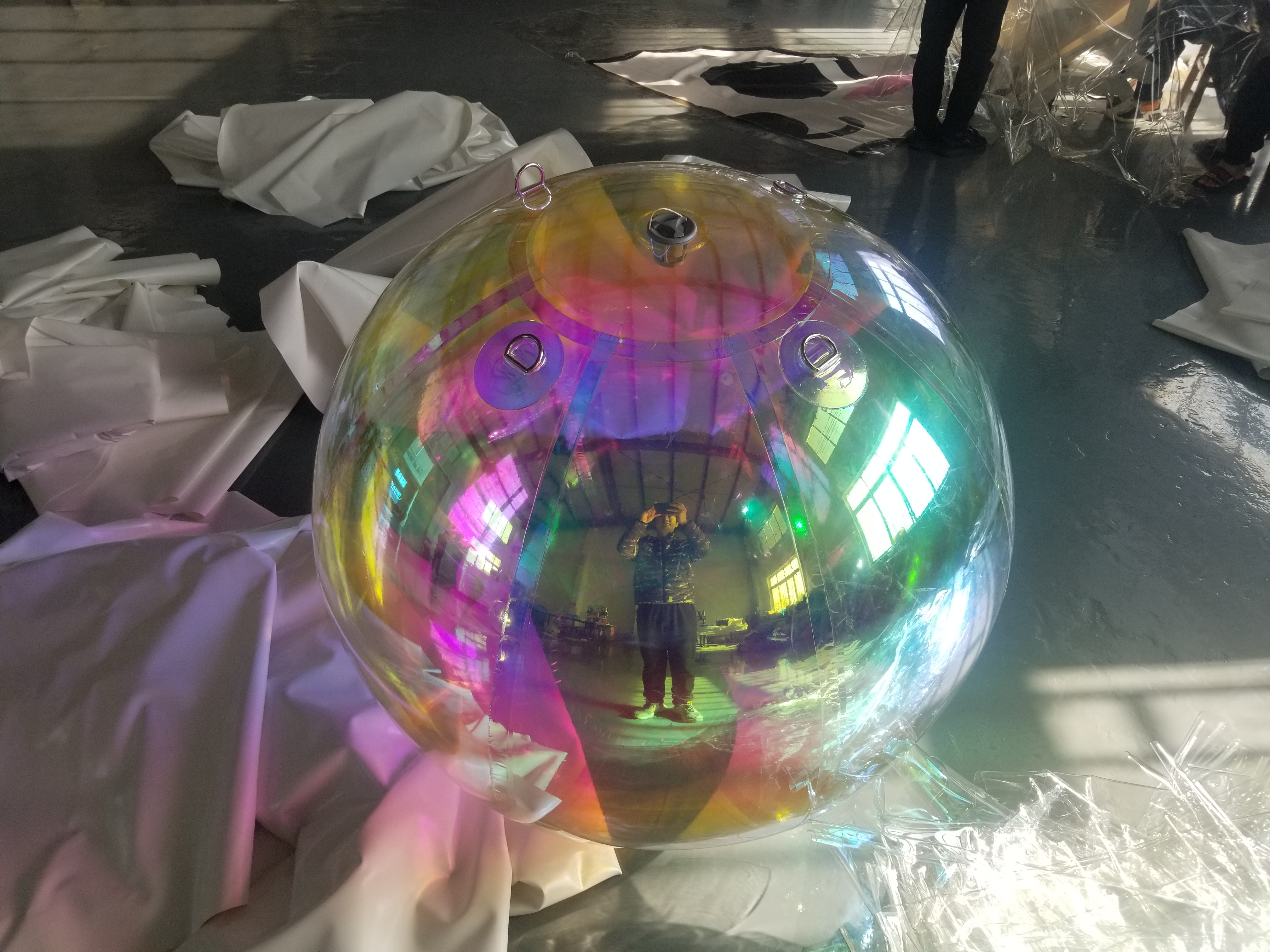 Popular High Quality Factory Wholesale Advertising Inflatable Mirror Balls 1Meter Inflatable Mirror Balls for Party Event