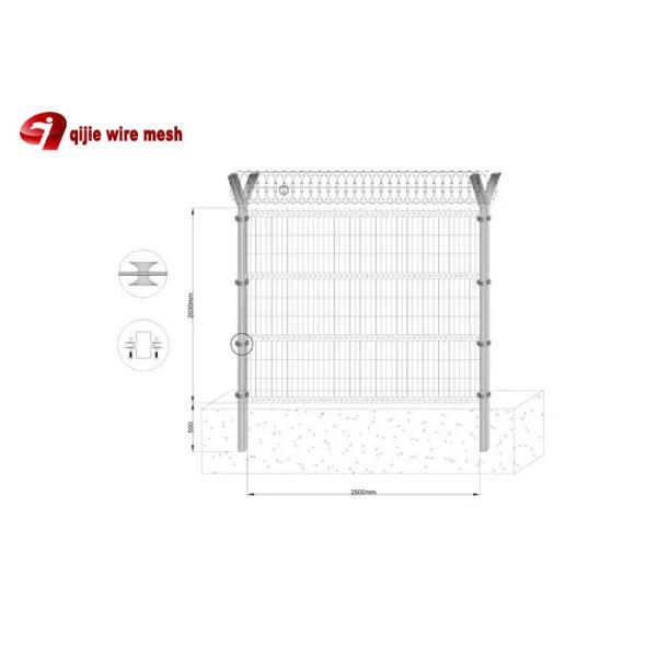 Устойчивость к старению 3д сварила панели загородки сетки сада легкие для установки