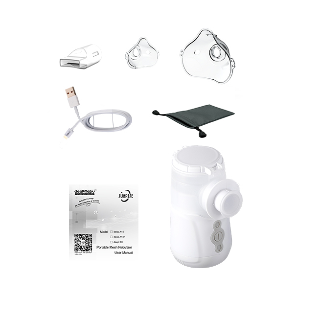 Inhalator астмы тарифа Nebulizer 2.6μm сетки ингалятора младенца взрослый портативный регулируемый