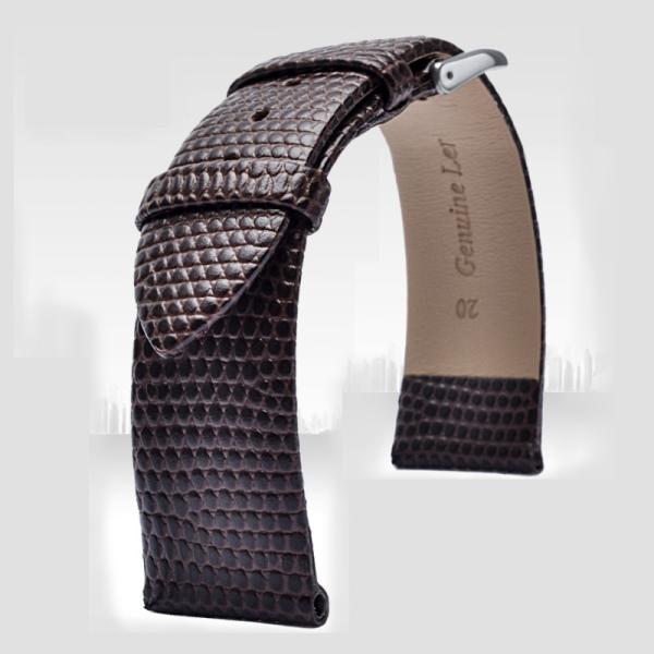 Watch band for Iwatch Series 5 4 3 Lizard Pattern Cow Genuine leather Black Bracelet Strap wristband 38mm 40mm  42mm 44m
