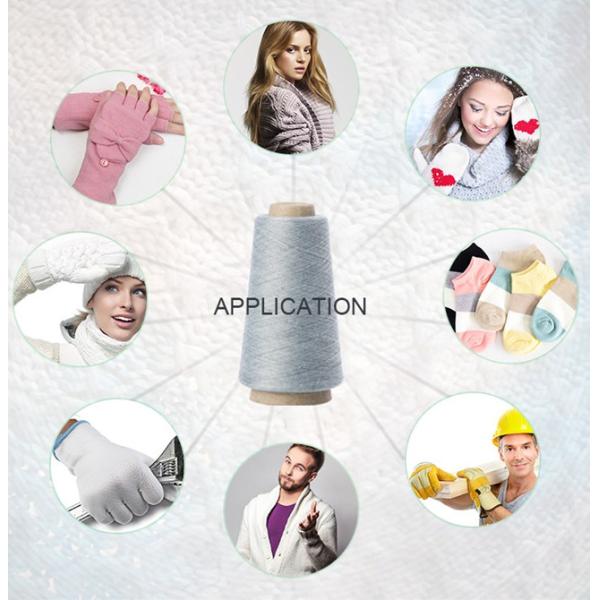 Alto hilado abultado 100% del poliéster 28NM /2 similar con el hilado de acrílico de la HB para tejer