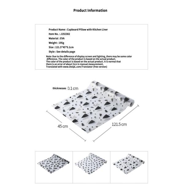 Transitional Design Style Customized Eva Non-slip Washable Kitchen Mat Drawer Shelf Liner