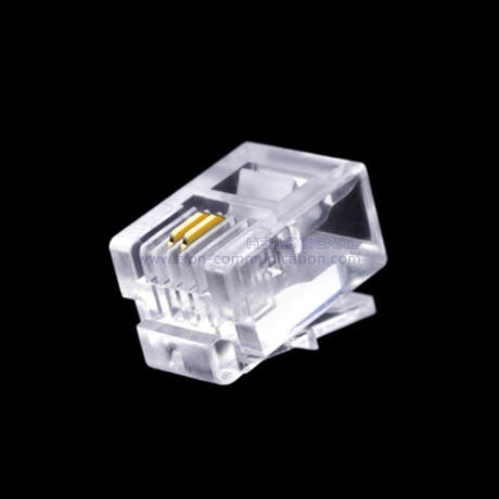 Zion Communication Cat3 6P2C RJ11 Connector Plug Accessories