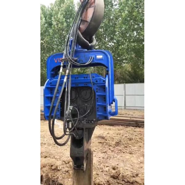 FV-500 Four Eccentric Pile Driver | 759 kN Force | 48-52 Ton Excavator