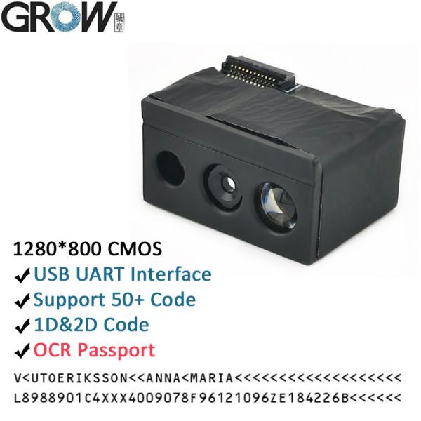 Grow GM69PRO-S 1280*800CMOS OCR/1D/2D Модуль сканера штрих-кодов Поддержка Ocr Паспортный код