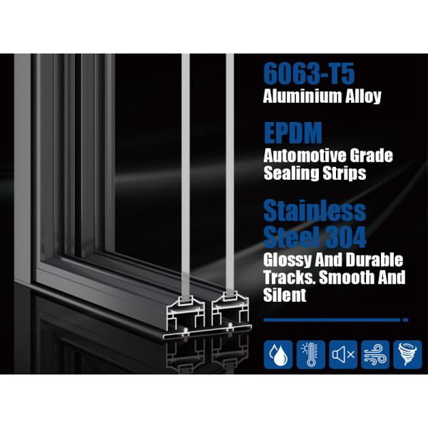 Customized Narrow Aluminum Frame French Glass Door Cloakroom Kitchen Indoor Aluminum Casement Doors