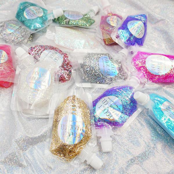 Beautiful Look Glitter Body Gel Shimmer Body Gel Custom Fragrance