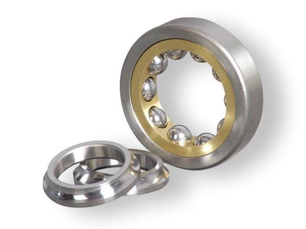 17x40x12 mm For Carrying Combined Four Point Angular Contact Ball Bearing