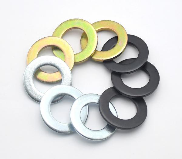 Carbon Steel Plain / Dacromet / Galvanized Flat Washer DIN 125 Grade A