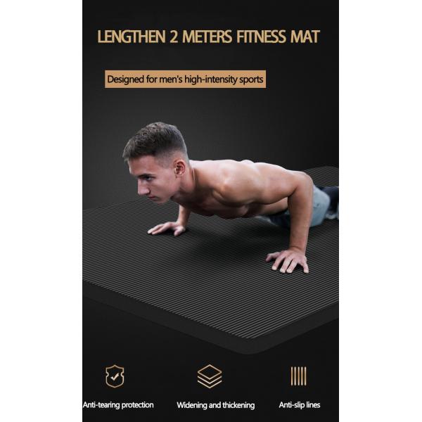 20MM Thick Home Fitness Exercise NBR  Non Slip Yoga Mat For Pilates Gymnastics