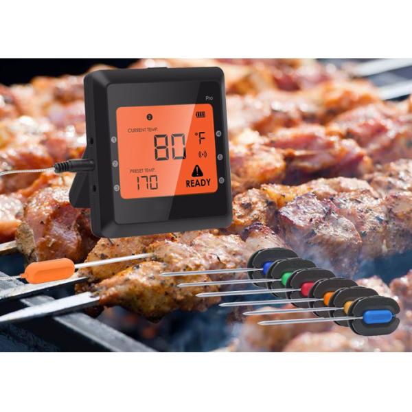 Large LCD Screen Bluetooth BBQ Thermometer Smart Bbq Thermometer Eco - Friendly