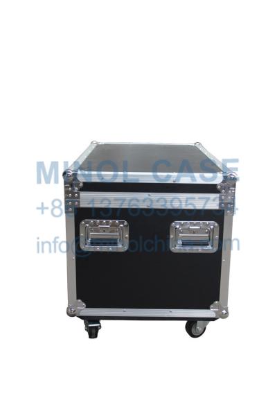 Black Flight Case For Carrying Equipment With Wheels Tool Flight Aluminum Carrying Case