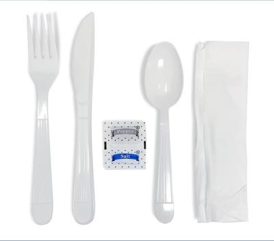 Sustainable Flatware Set Disposable PP Cutlery in Kraft Paper Box for Eco-Friendly Needs