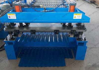 a máquina de fabricação 10000kg da folha ondulada de 7.5m corrugou o rolo anterior 