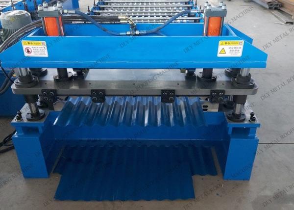 7.5m Corrugated Sheet Manufacturing Machine 10000kg Corrugated Roll Former 