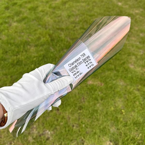 NASDIO Chameleon Window Film High Clarity 75%VLT UV Proof Lightweight